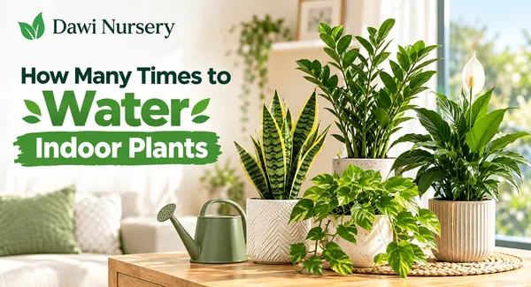 How Many Times to Water Indoor Plants? A Simple Watering Guide